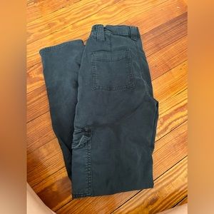 american eagle black cargo pants